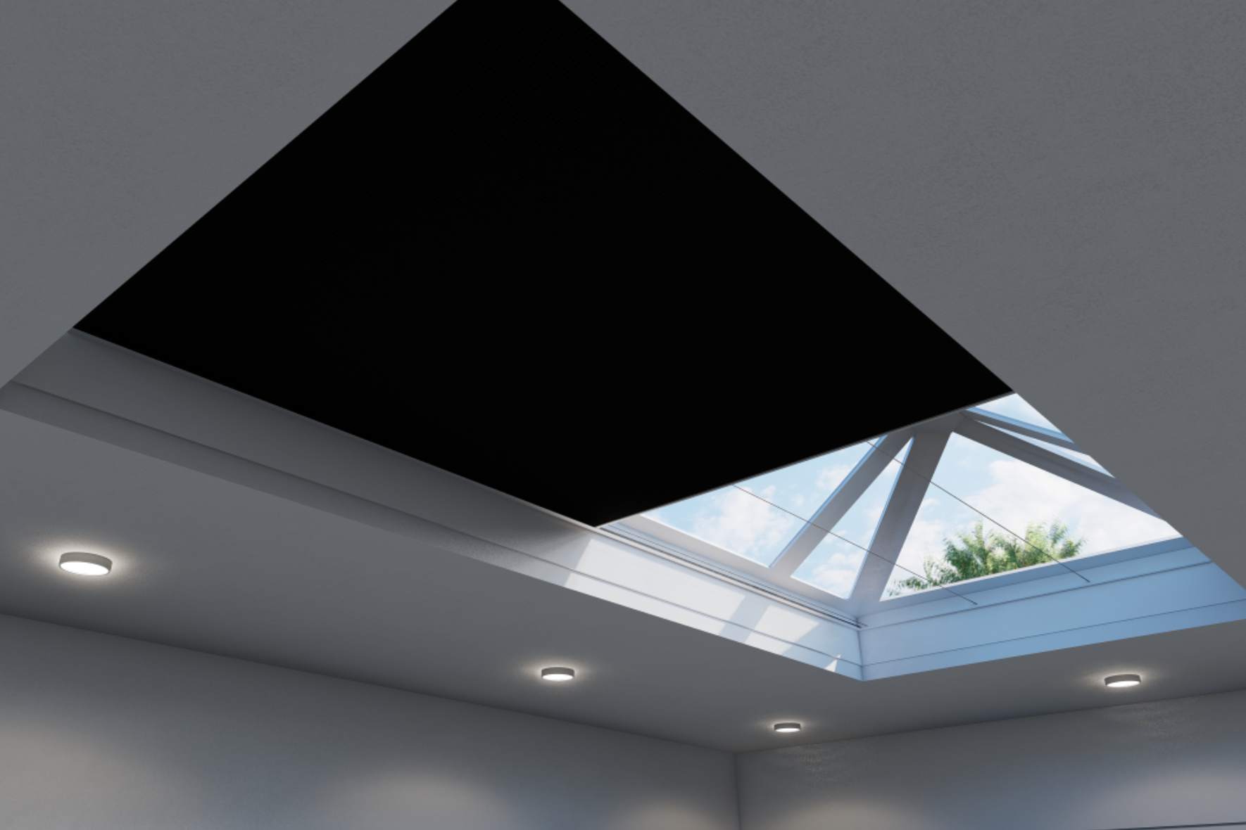 Skylight blinds background